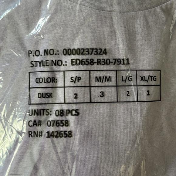 Everyday Relaxed fit by Urban Heritage crew neck tee in lavender size S- XL - Picture 4 of 5